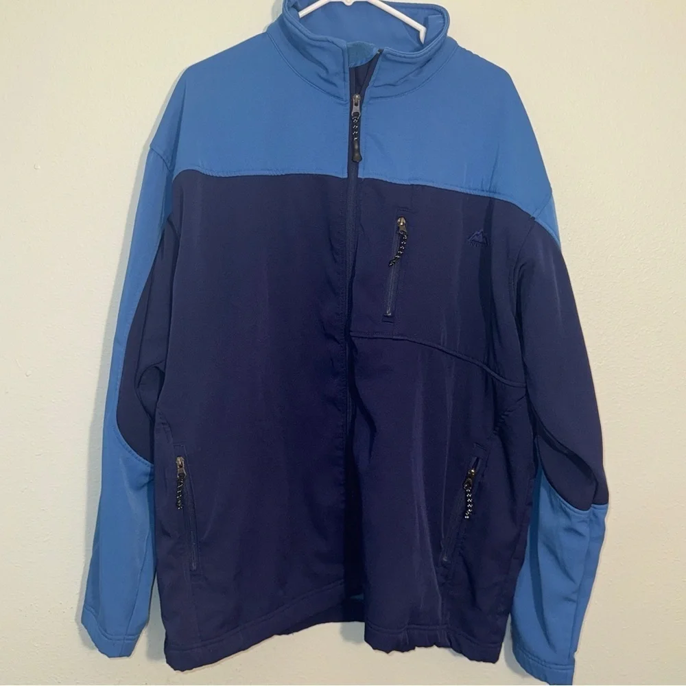 Snozu Men's Performance Jacket Softshell Weather Resistant Navy/blue XXL​​​